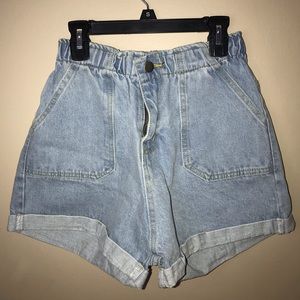 high waisted shorts